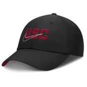 USC Trojans Nike Black Block Swoosh Prep Club Structured Adjustable Hat